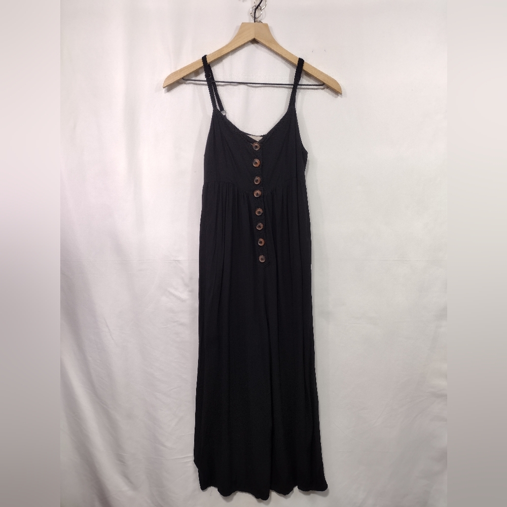 Urban Outfitters Wide Leg Jumpsuit Women's XS Black Boho Retro Casual Beach